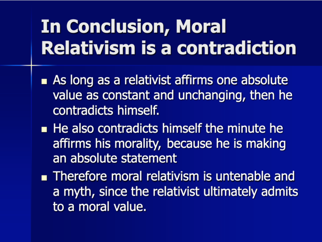 The Myth Of Moral Relativism - J Dolhenty - 17